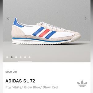 Adidas SL 72 white/blue/red